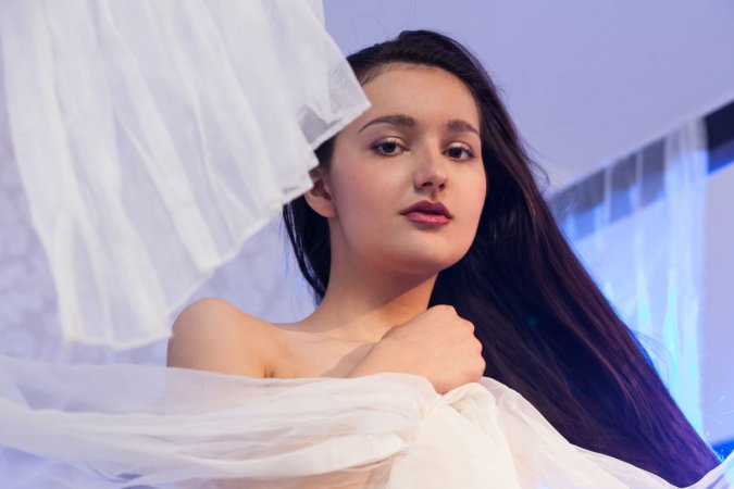 Adeline entices with cream pushing breasts bold — Adeline #16