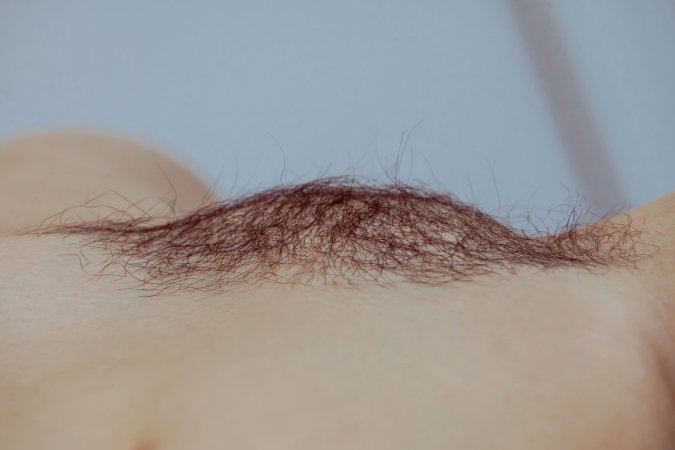 Adeline teases under her shirt spreading her thighs — Adeline #3