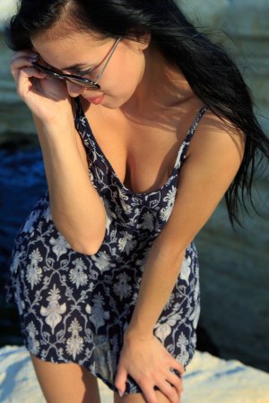 Venice Lei flirts boldly shimmying on Croatian shores in a dress tease — Venice Lei #1