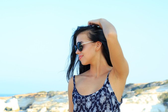 Venice Lei flirts boldly shimmying on Croatian shores in a dress tease — Venice Lei #2