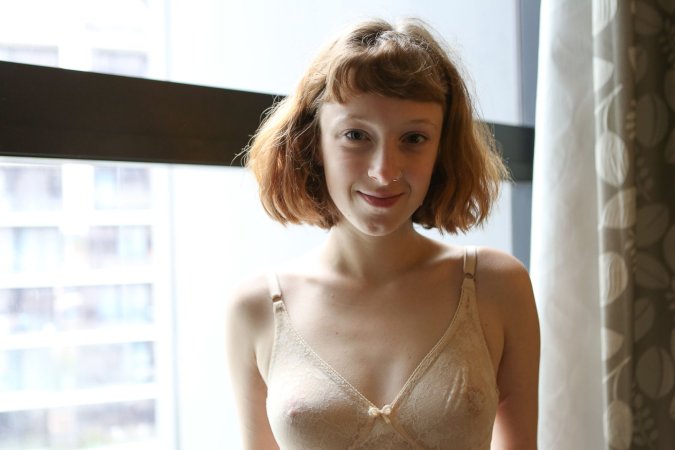 Sondrine confesses her wax fetish scenes as she burner lit candles drip wax on her nude skin — Sondrine #19