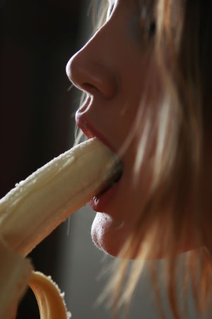 Roksya licks yogurt from her tangerine-clad curves — Roksya #13